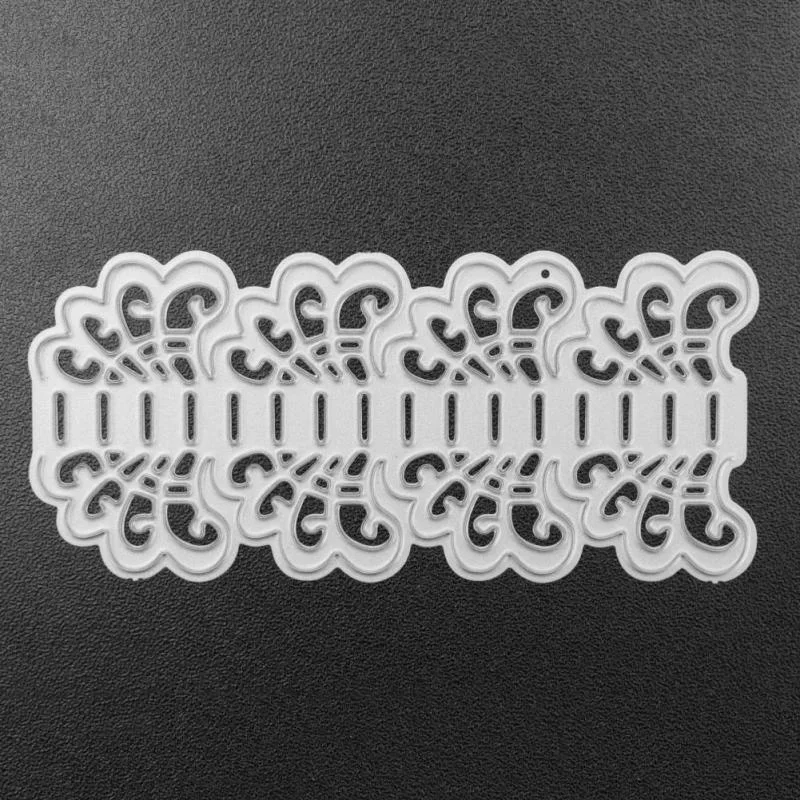 Lace Flower Edge Border Metal Cutting Dies Stencils for DIY Scrapbooking Decorative Crafts Embossing