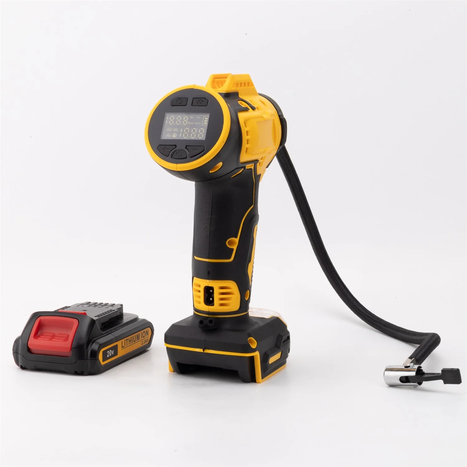 

160 PSI The tire inflator Electric Air Pump for Dewalt 18v 60v Battery Cordless Air Inflator (Without Battery )