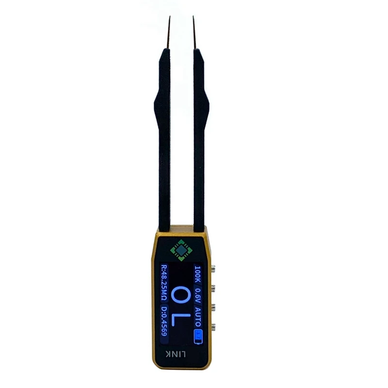 LCR Meter Tweezer ดิจิตอลจอแสดงผล LCR-1S 100 Khz เครื่องทดสอบ LCR สําหรับความต้านทานความจุตัวเหนี่ยวนําแรงดันไฟฟ้าไดโอดเครื่องมือทดสอบ