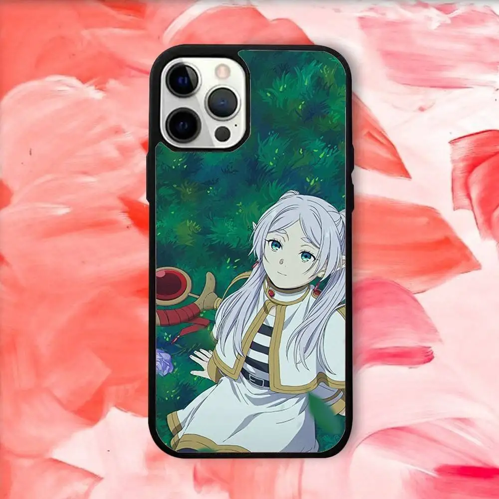 حافظة هاتف Sousou Anime F-Frieren لهاتف iPhone 16e,16,15,14,13,12,11,Plus,Pro,Max, Mini Magsafe شحن لاسلكي مغناطيسي