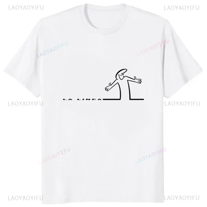 La Linea The Line Funny Printed Merry Christmas Tshirt Cotton Comfortable Hip Hop Streetwear Man T-shirt Y2k Hipster Women Tees image 6