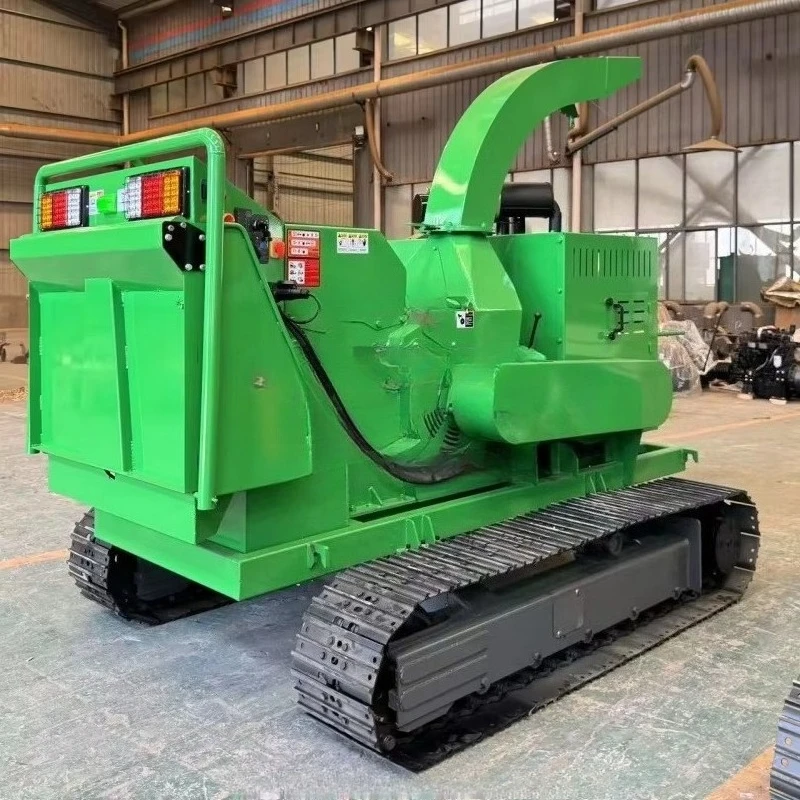 Professional Wood Chipper Machine for Forest Management and Wood Shredder Operations with Efficient Stump Grinder Capability