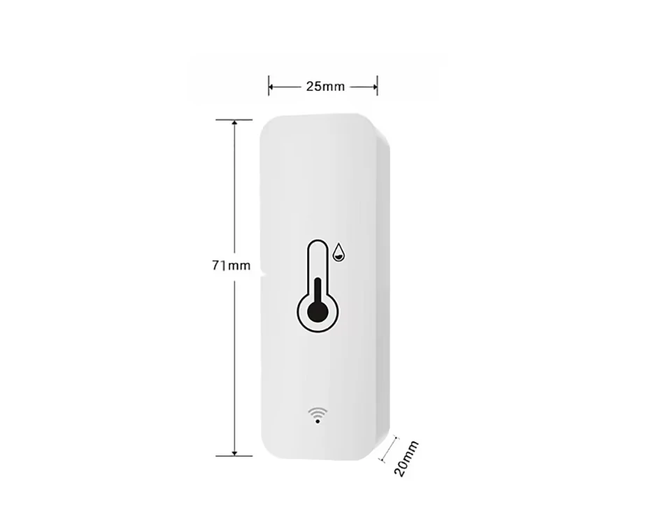 Zigbee Temperatur- und Feuchtigkeitssensor, kompatibel mit der Tuya Smart Life App, intelligentes Innenraumthermometer und Hygrometer, funktioniert mit Alexa und Google. – Detail 12