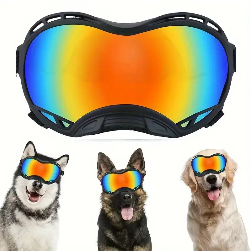 Pet supplies Big dog glasses pet outdoor goggles windproof sand rain and snow resistant tactical sunglasses 1