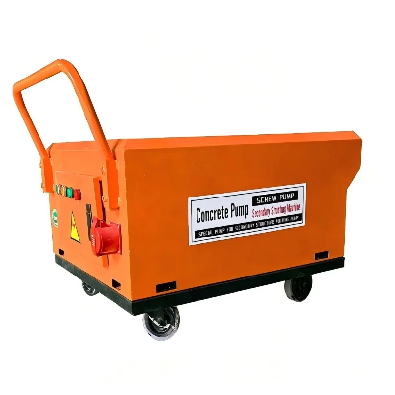 Secondary Structure Concrete Delivery Pump Small Screw Concrete Pump Spiral Feeder for Construction Column Pouring