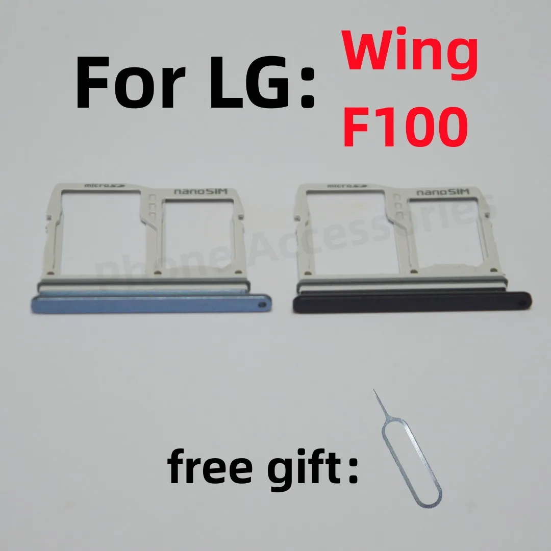 

SIM Card SD Card Tray chip slot drawer card Holder For LG Wing F100 LM-F100TM/EM/w/N drawer chip SIM card tray SD card tray slot