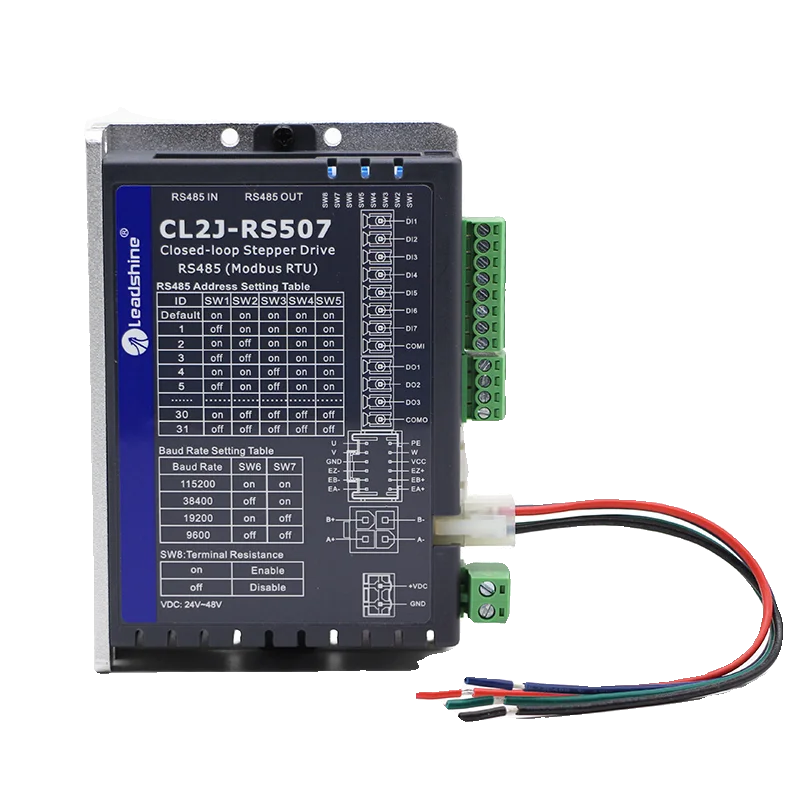 

Умный шаговый двигатель Smart CL2J-RS507 503 с замкнутым контуром, протокол RS485 Modbus RTU