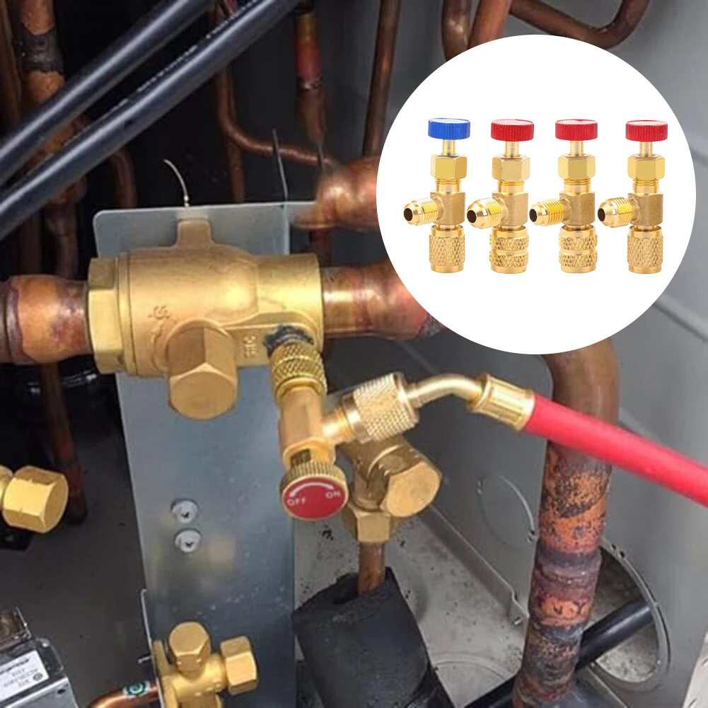 

4 шт. R22 R32 R410 предохранительный клапан для кондиционера 1/2, 1/4, 5/16 быстрый разъем автомобильные аксессуары интерьеры