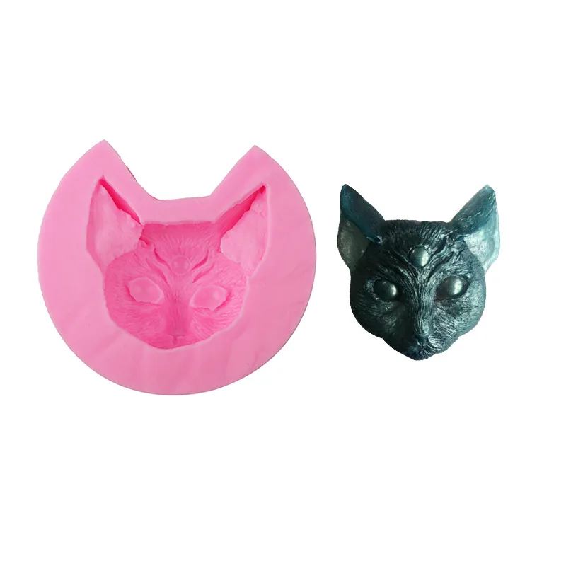 Cheshire Cat Kitchen Mini Window Cooking Tools Chocolate Ice Silicone Mold Baking Fondant Candy Sugar Craft