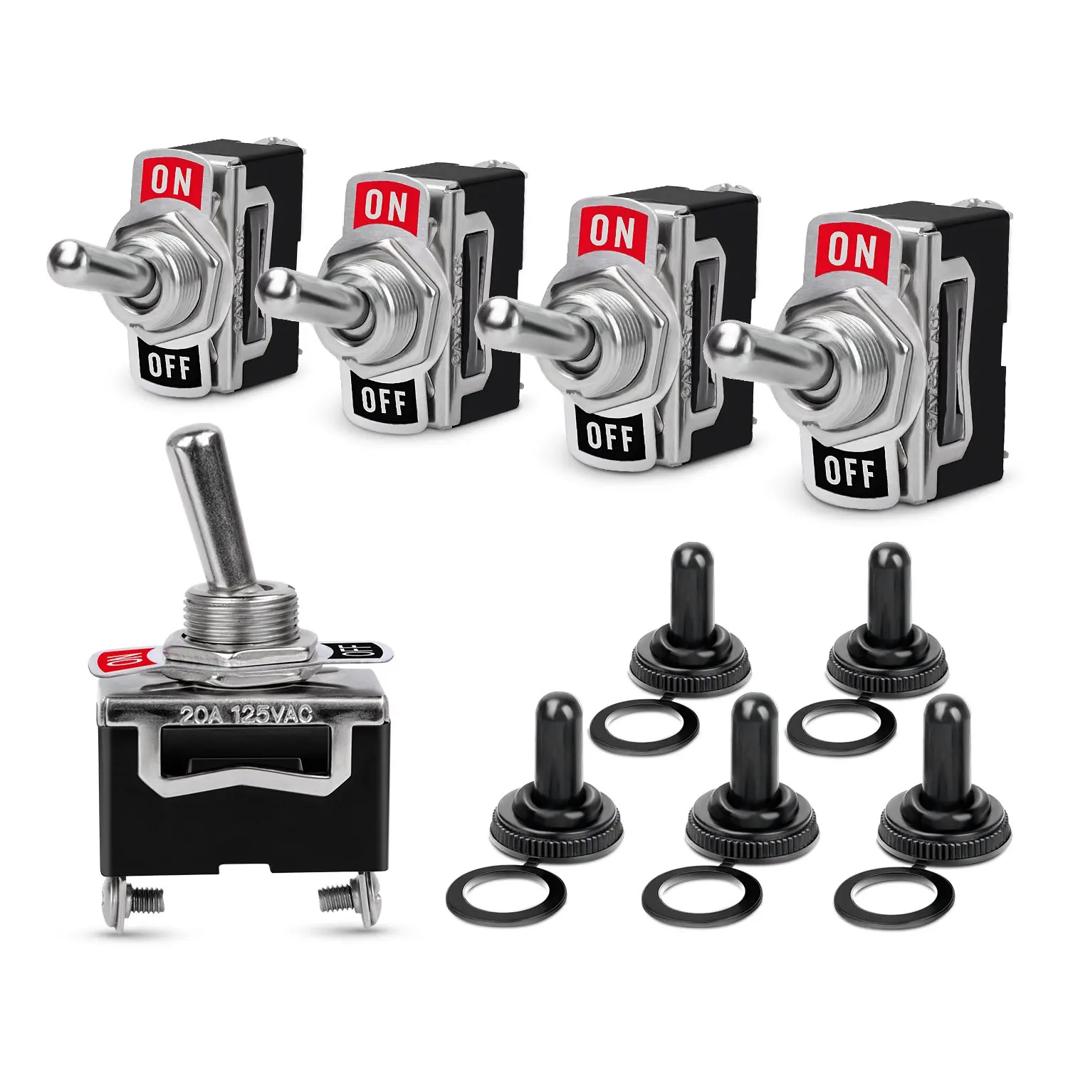 5Pcs Heavy Duty Roc…