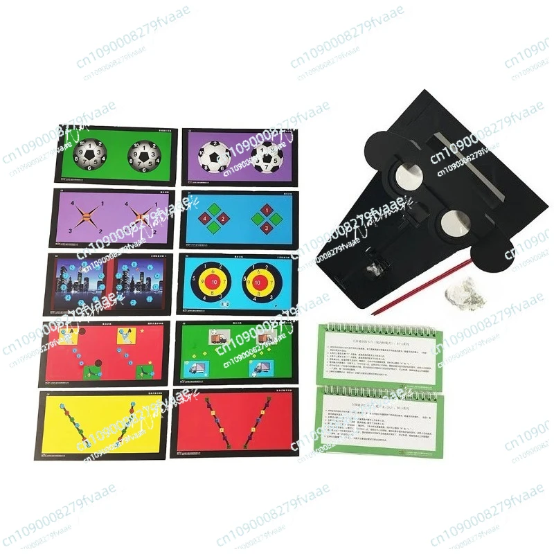 Stereoscopic Variable Prismatic Trainer Visual Training Tools Orthoptic For Refractive Errors Amblyopia Squint Stereo New