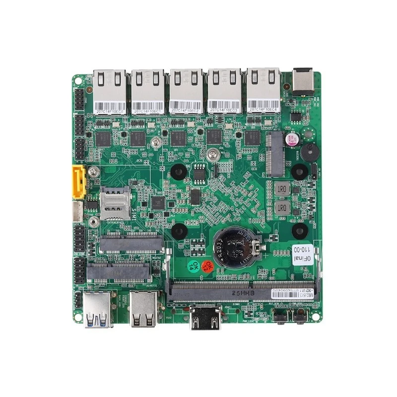 For J4105 J4125 CPU Multi Serial Port Nano ITX Industrial Control Main Board Q700G5 MB2J513-0521