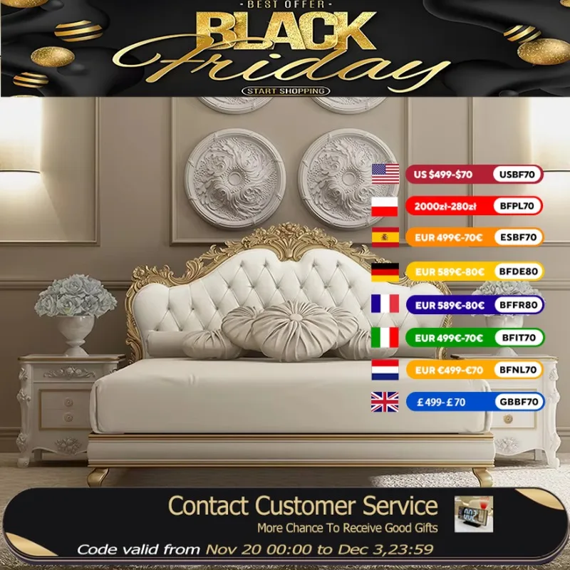 

Luxury Gold Frame Double Bed Adult Modern Italian Storage Bedroom Double Bed Bases Headboards Camas De Casal Home Furniture