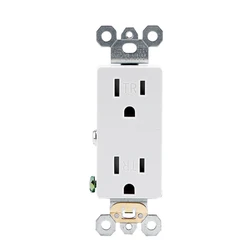 125V American Standard Duplex Decor Receptacle 15 Amp 20Amp