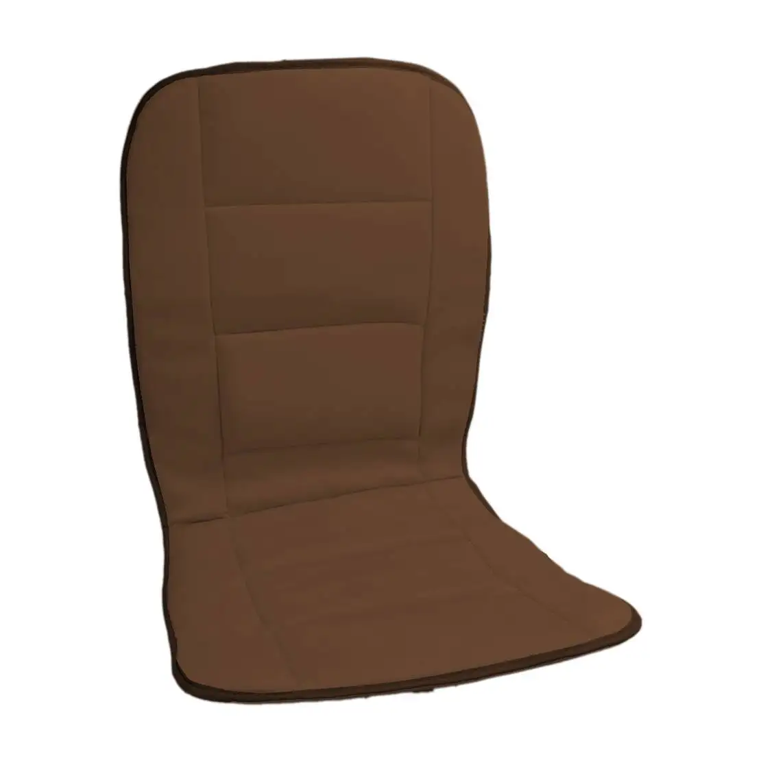 Universal Car Front Seat Cover Protector Plush Warmth Winter Chair Cushion Single Row Pad Brown for Trucks Vans SUV