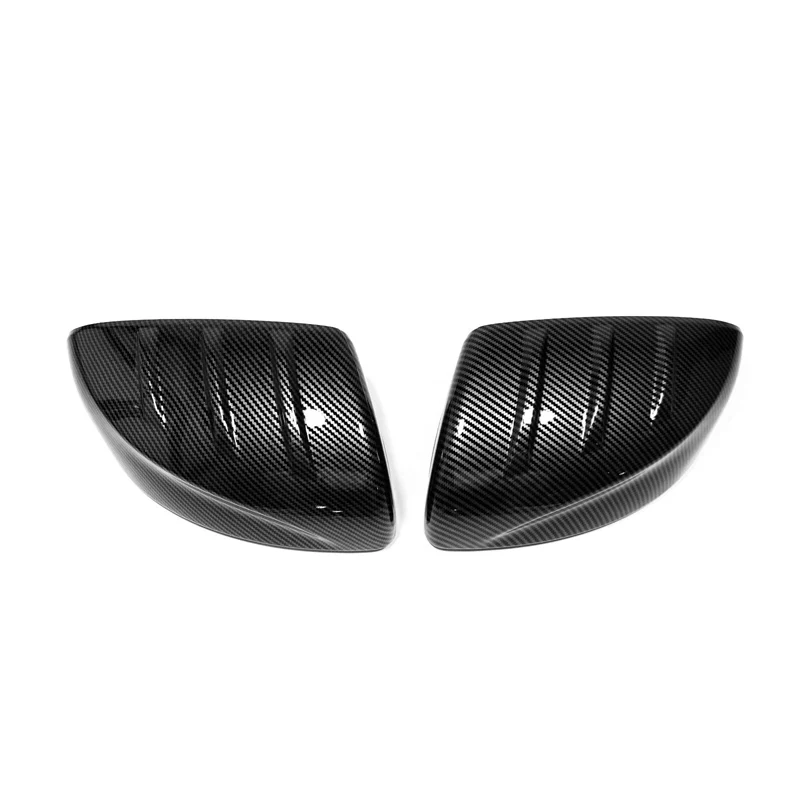 

For MG MG3 MG3 Hybrid ABS Carbon Black Rearview Mirror Rain Eyebrow Frame Cover Trims Sticker Car Styling Accessories 2024 2025