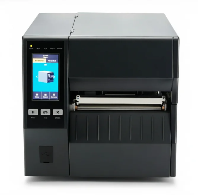 Original in Stock Zebra ZT421 203/300DPI Thermal Transfer Label Printer for 6.6-inch (168mm) Industrial Printing