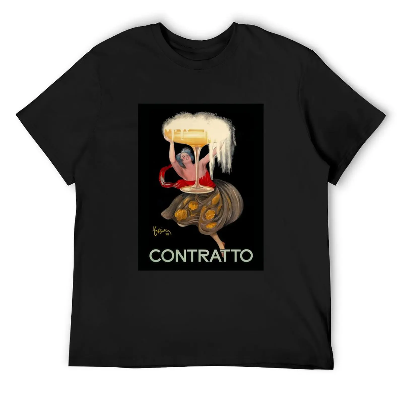 

Leonetto Cappiello - Contratto (1922) T-Shirt Man t-shirt luxury t-shirt cheap stuff tops mens clothing