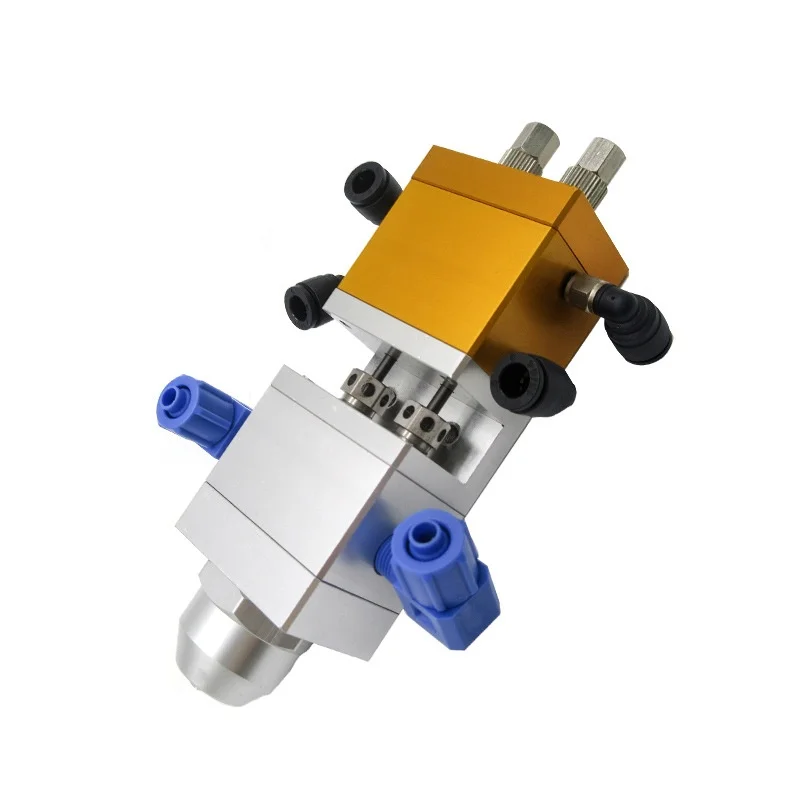 

High Flow Reversible AB Pneumatic Dispensing Valve Double Suction Machine with Two-Component Accessories Industrial DJF-04