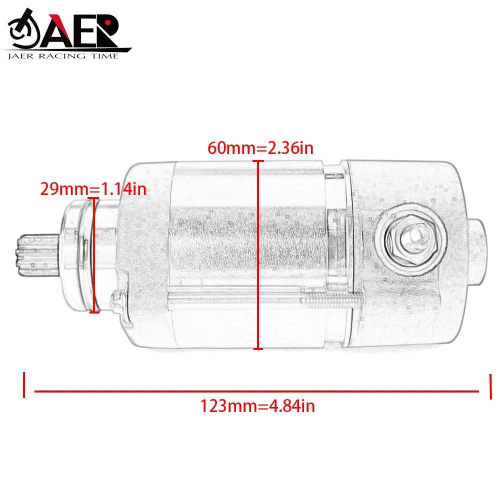 Motorcycle Starter Drive Bendix + Starter Motor for 200 XCW 250 300 EXC XC XCW EXC Six Days XC-W for Husqvarna TE250 TE300 image 6