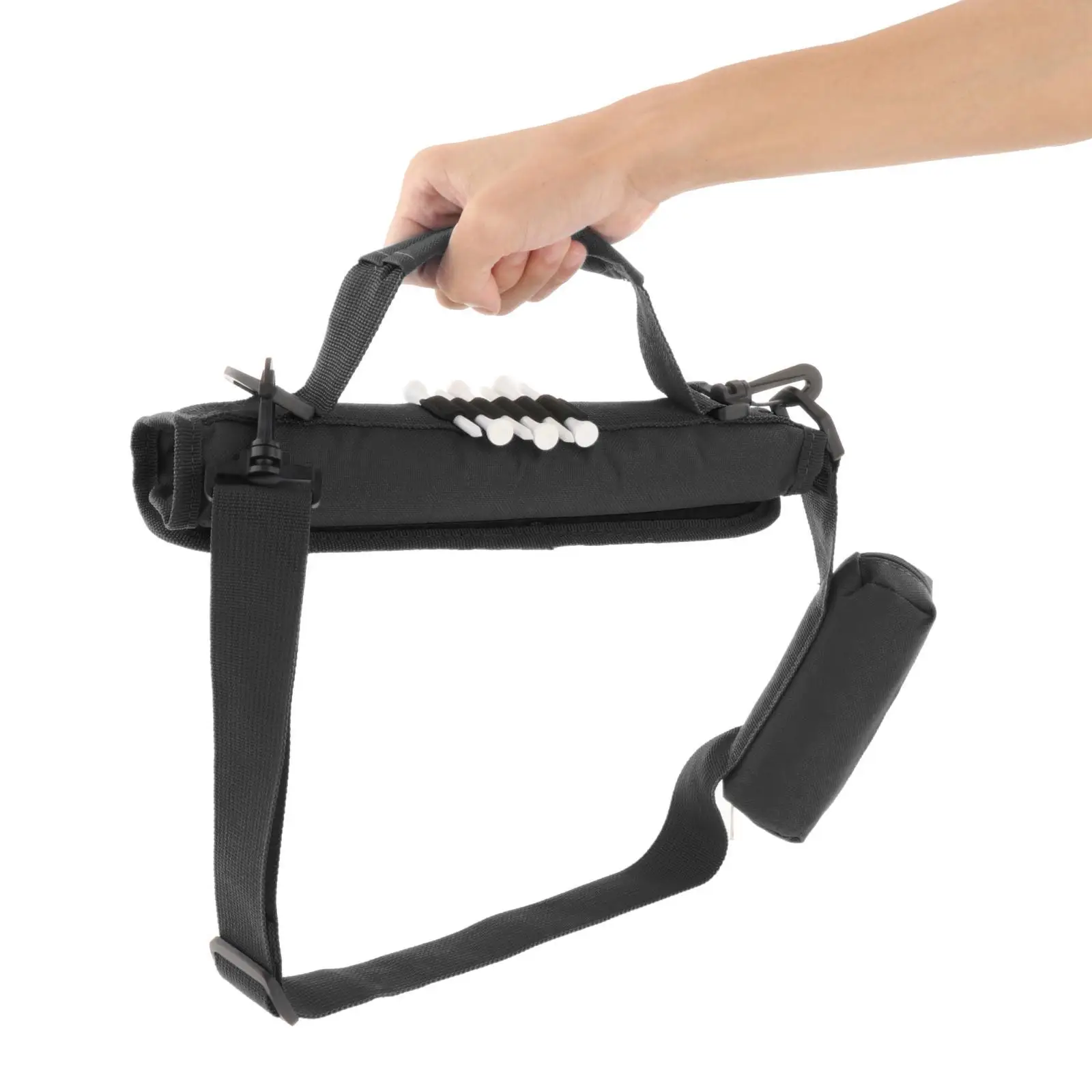 Golf Club Carry Bags Nylon Lightweight Pitch Putt Mini Holder with Adjustable Shoulder Strap for Driving Range Training