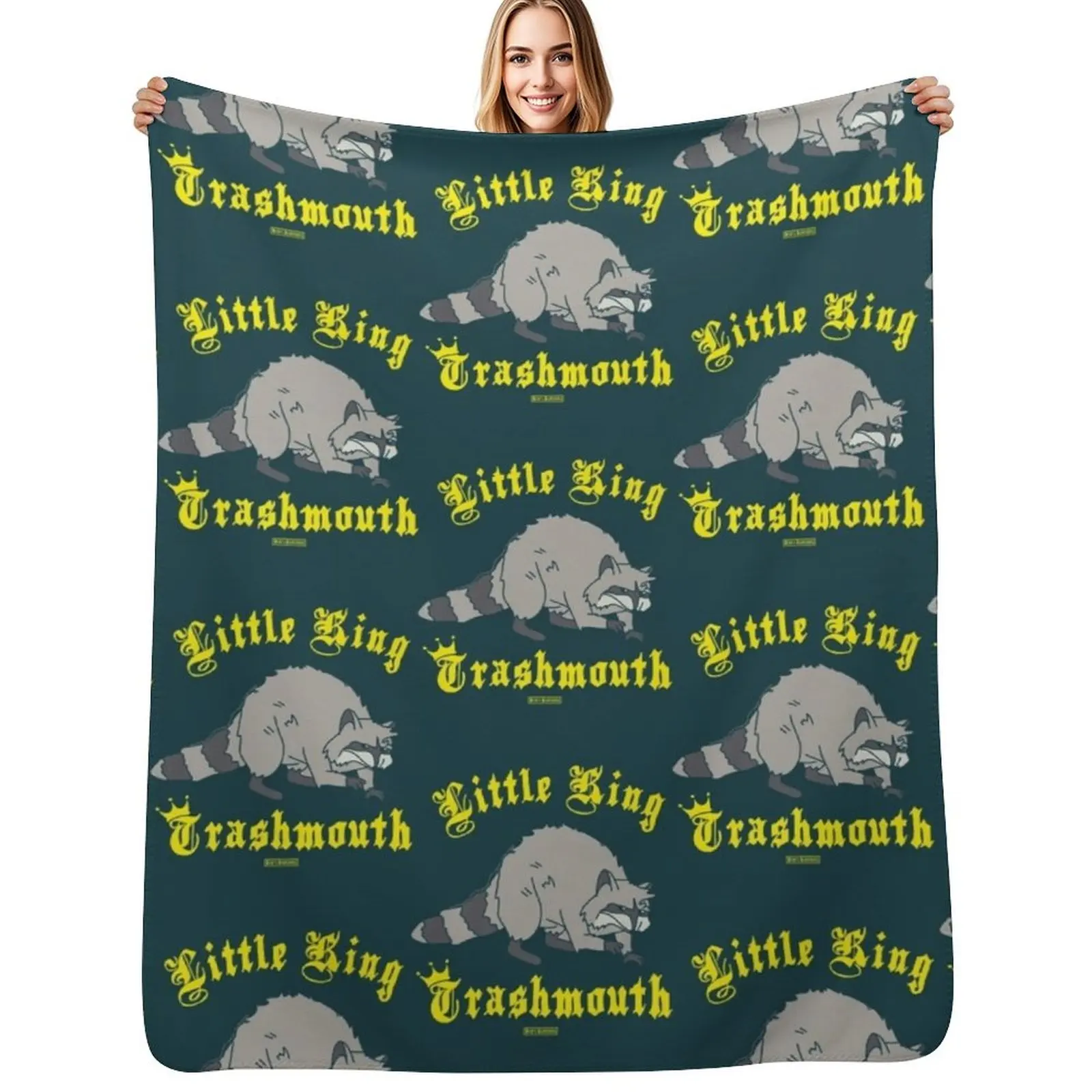 B0b_s.Burgers Little King Trashmouth Manta premium para verano, manta transpirable y fresca para dormir