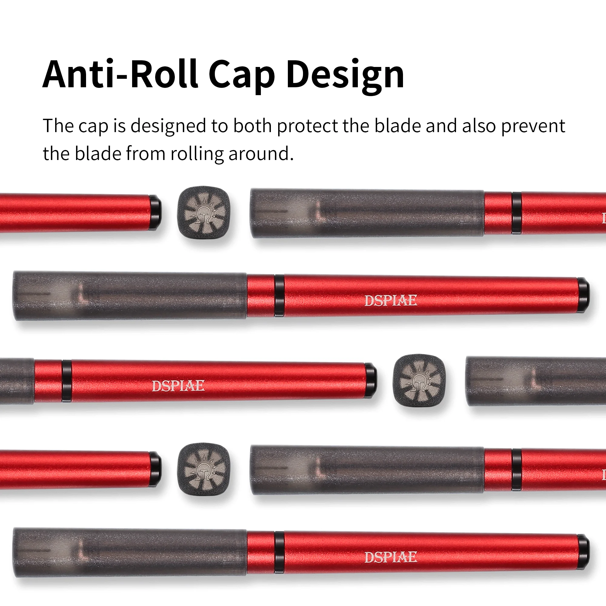 DSPIAE DK-1 Aluminum Alloy Carving Pen Knife For Model Making