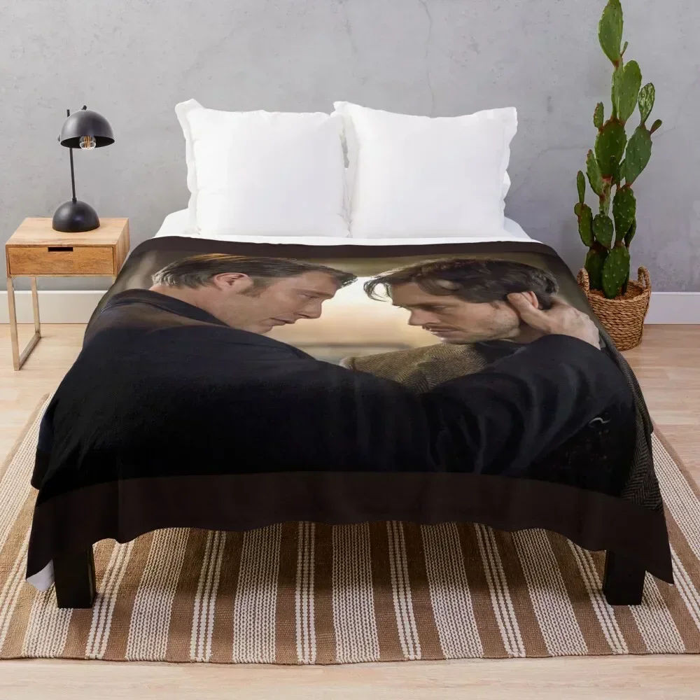 

Su-zakana Hannigram Throw Blanket Warm Napping Blanket for Office Couch Bed