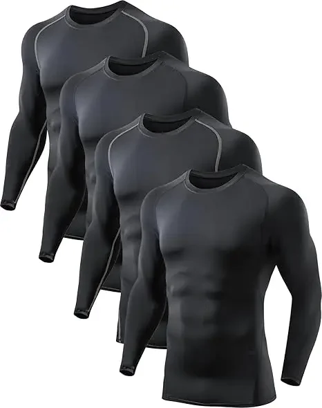 

Комплект модных спортивных футболок 2025 года, мягкие и дышащие, быстросохнущие и высокоэластичные, разрешающие для легкого движения.