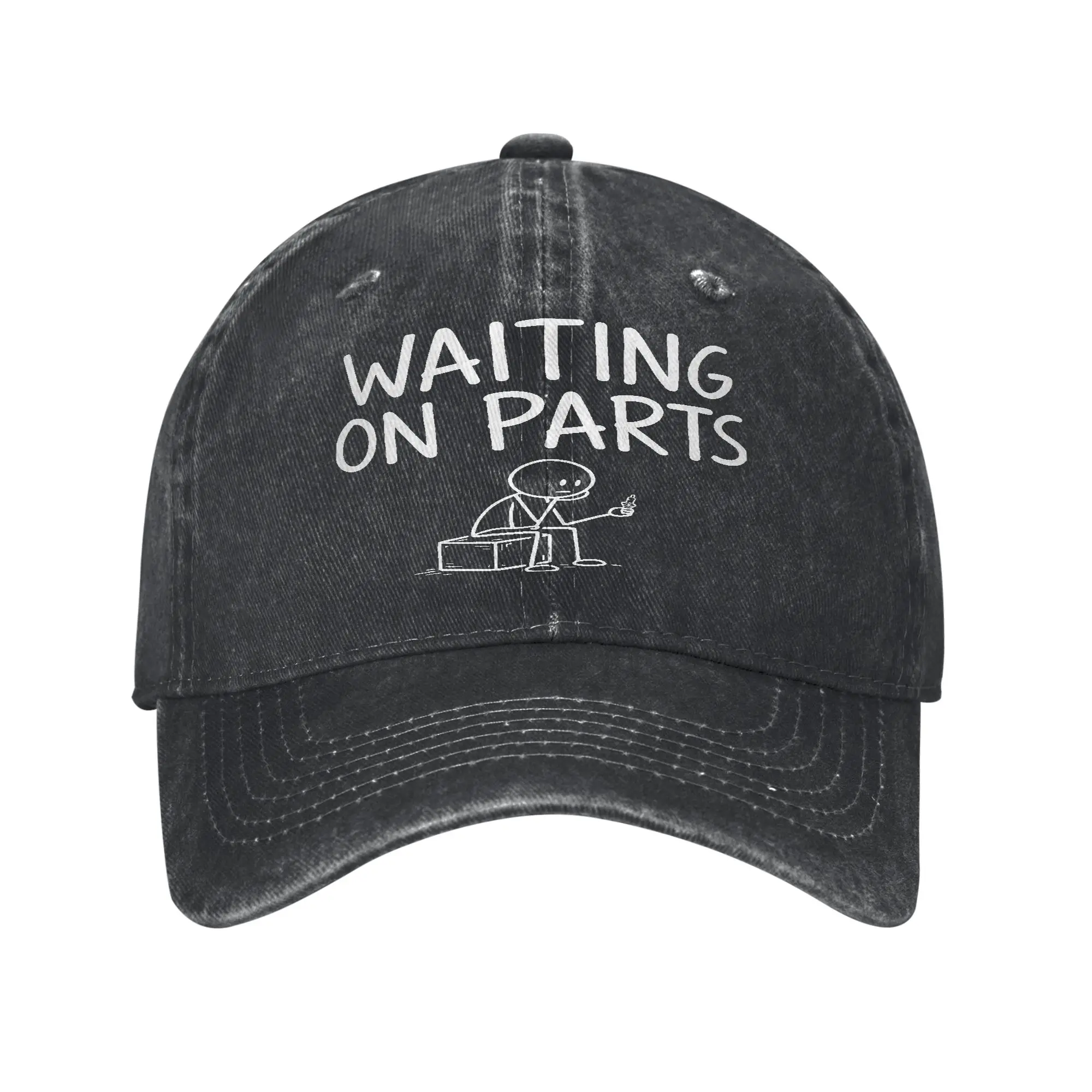 Waiting On Parts Funny Mechanic Cap  Unique Baseball Cap Hats Visor Protection Snapback Cotton tops gorras