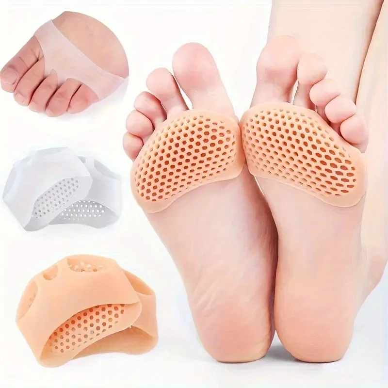 Silicone Forefoot CushionAnti-pain Insoles Foot ProtectionNon-slipSuper Soft Shoes Insoles Non Slip Shoe Pads