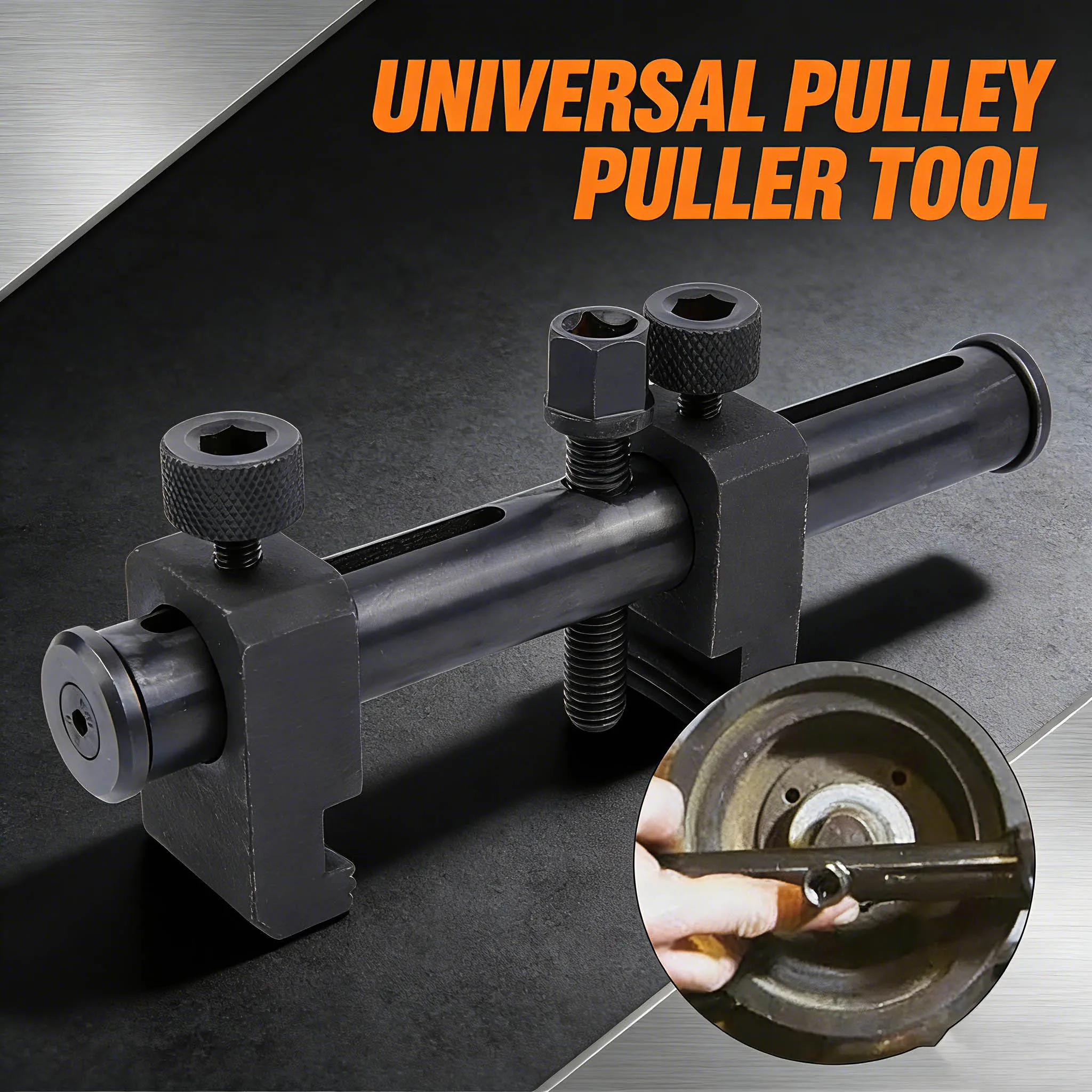 

Универсальный регулируемый съемник шкивов коленвала, съемник рифленых приводных шкивов, инструмент для демонтажа рулевого колеса для модификации автомобилей