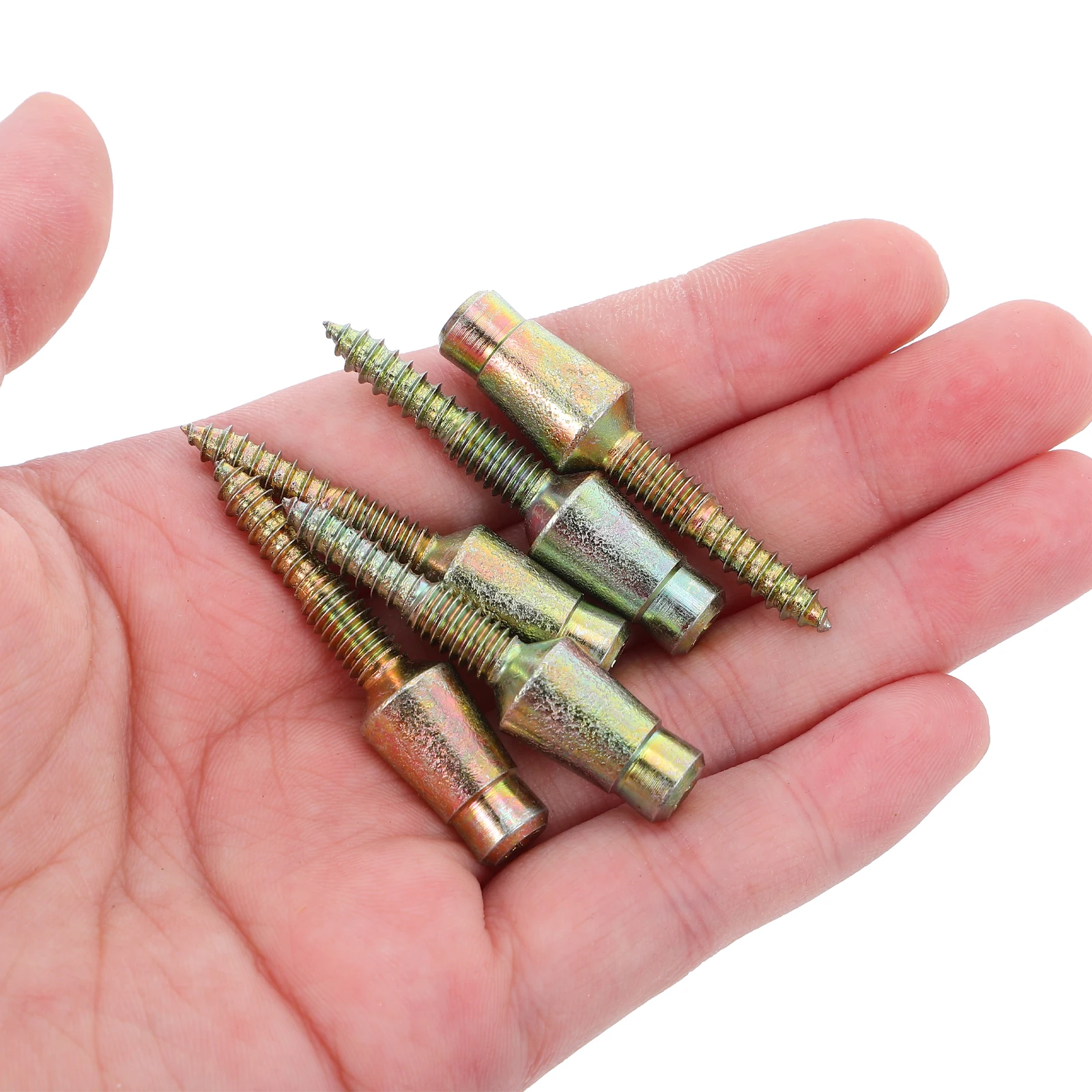 

10pcs Door Hinge Screws Security Self Drilling Metal Cabinet Hinge Tamper Resistant Double Thread Screws For Gate Wood Self