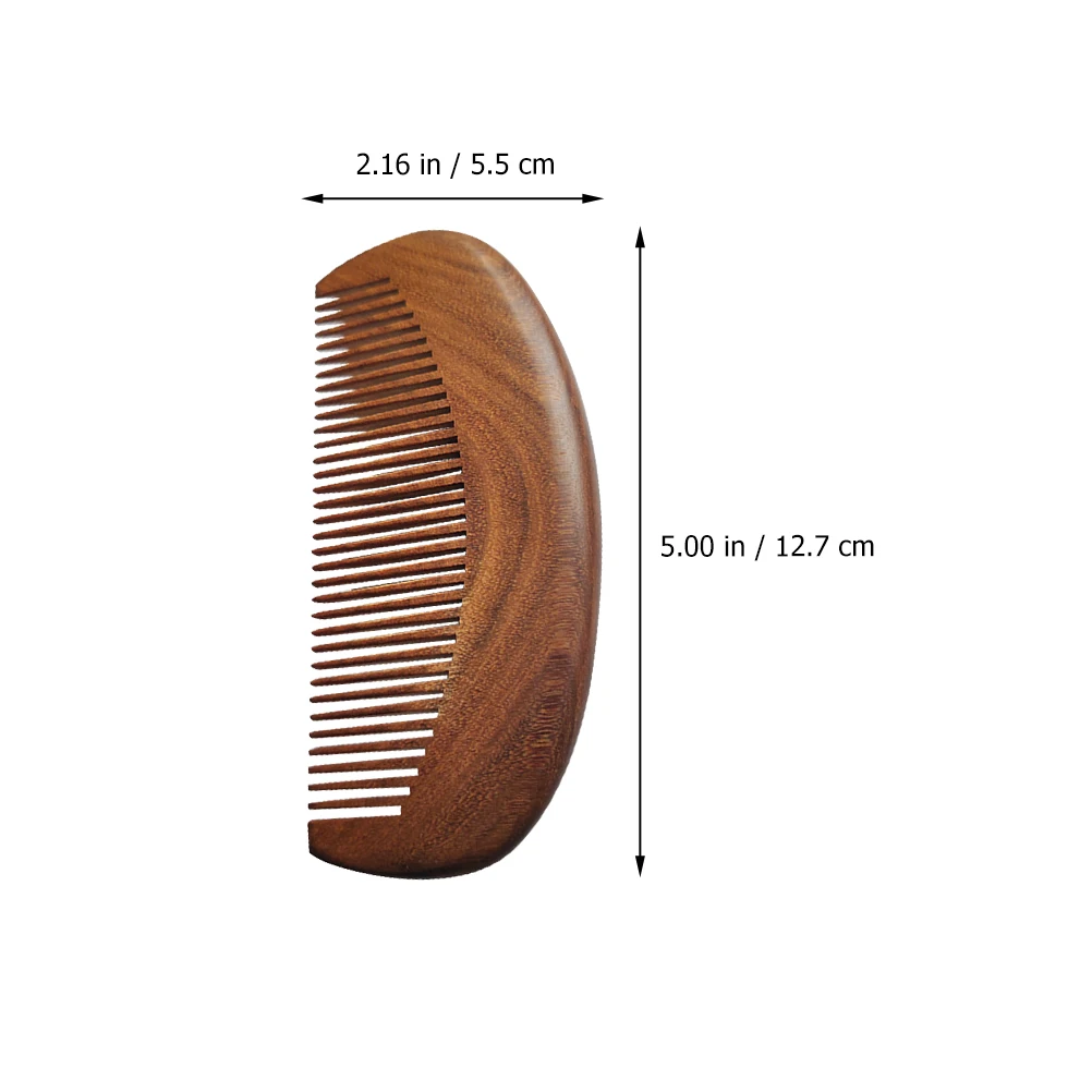 

3Pcs Ergonomic Sandalwood Comb AntiStatic Wood Hair Care Tool For Professional Salon Quality Results
