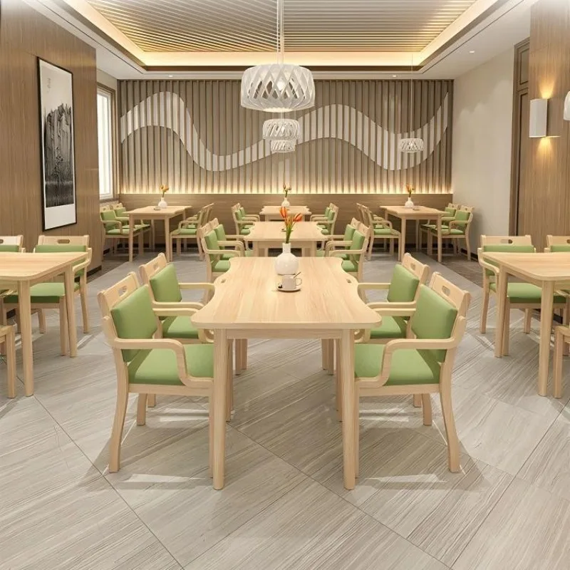 

Комбинация обеденного стола и стула, приятного для сенатора. Домой для кормления, подходит для пожилых людей. Стул со спинкой. Уведение реабилитации.