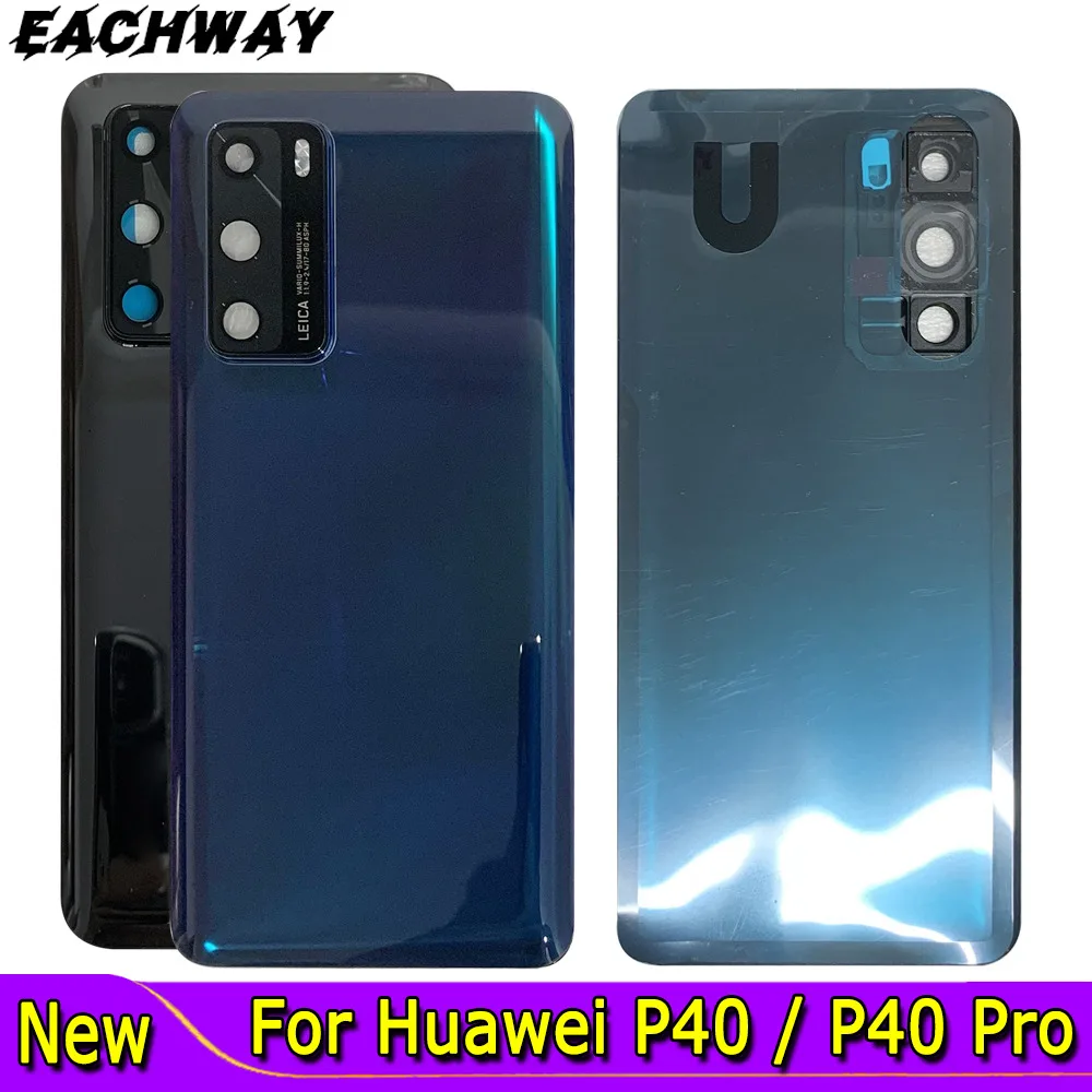 

6.58" For Huawei P40 Pro Back Battery Cover P40Pro Rear Housing Door Case 6.51" New For Huawei P40 Battery Cover P40 Back Cover