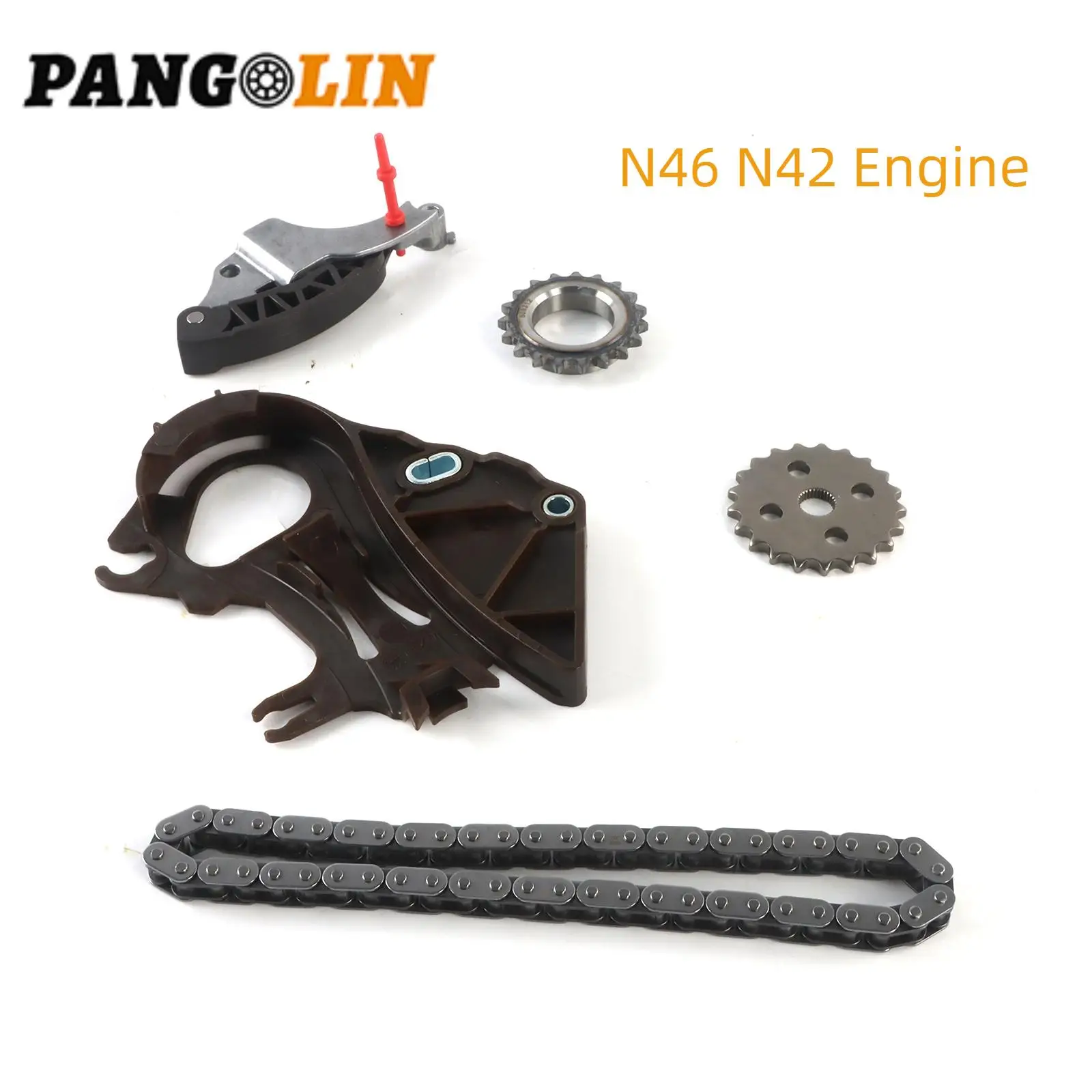 1Set Oil Pump Drive Chain Kit 11317507551 For BMW E90 E91 E93 E46 E84 X3 118i 120i 318i N46 N42 Engine Accessories Replacement