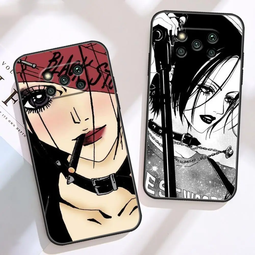 Nana Osaki on Purple Tie Dye Phone Case For Xiaomi Poco X5 X4 X3 M5 M4 M3 F5 F4 F3 GT Pro NFC Black Shark 5 Mix 4 Case Funda