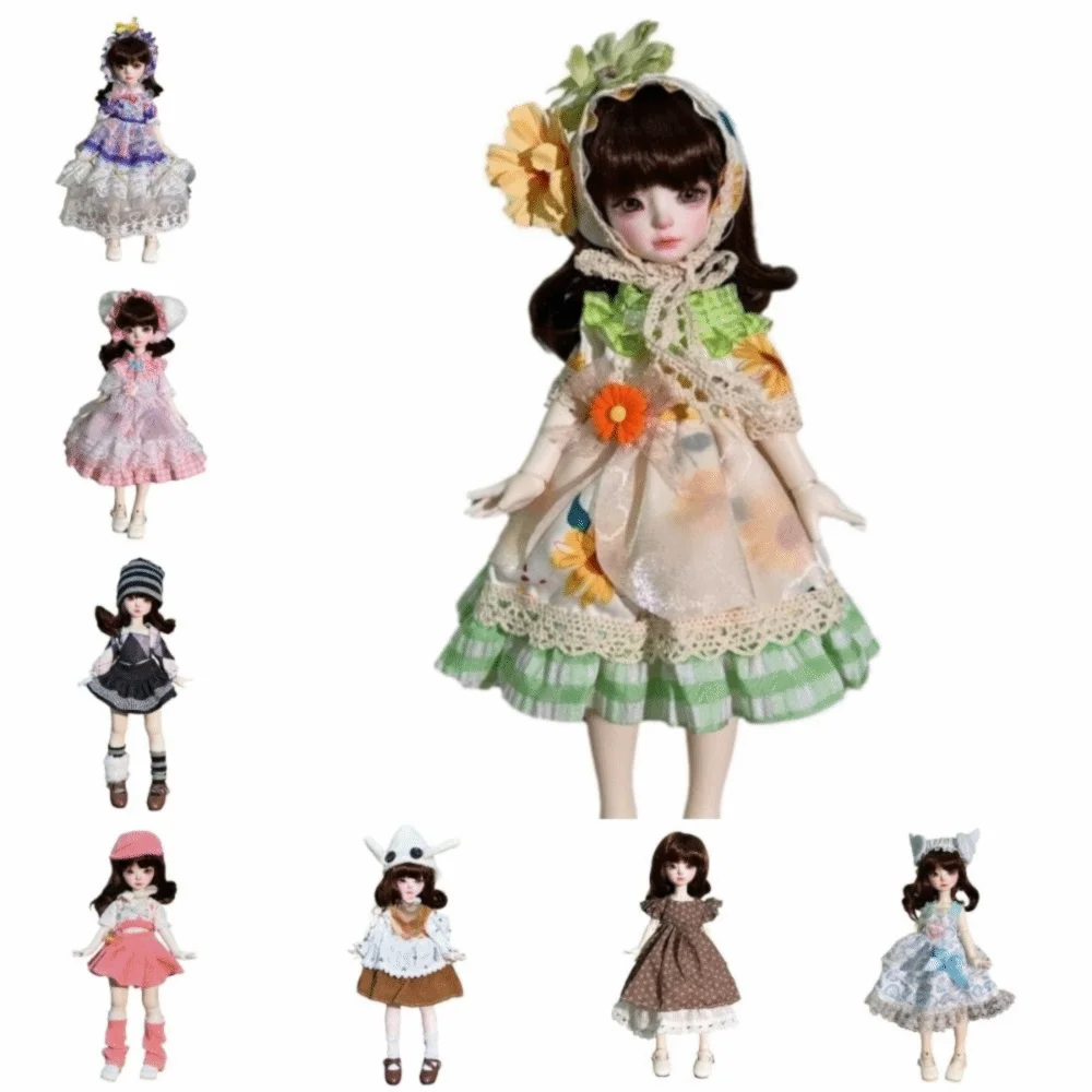 

Несколько стилей, размер 30 см, одежда BJD, стиль для девочек, масштаб 1/6, юбка в стиле Лолиты, повседневная одежда, дизайн юбки, детская одежда, забавная головоломка