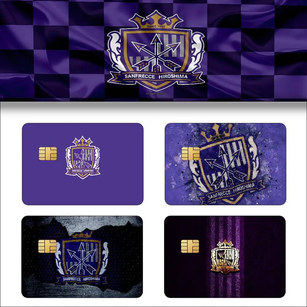 S-Sanfrecce H-Hiroshima Anime Spend or Save Funny Shell On Off Ultradünn, kein Verblassen, Aufkleber-Hautabdeckungsfolie für Debit-Kreditkarten