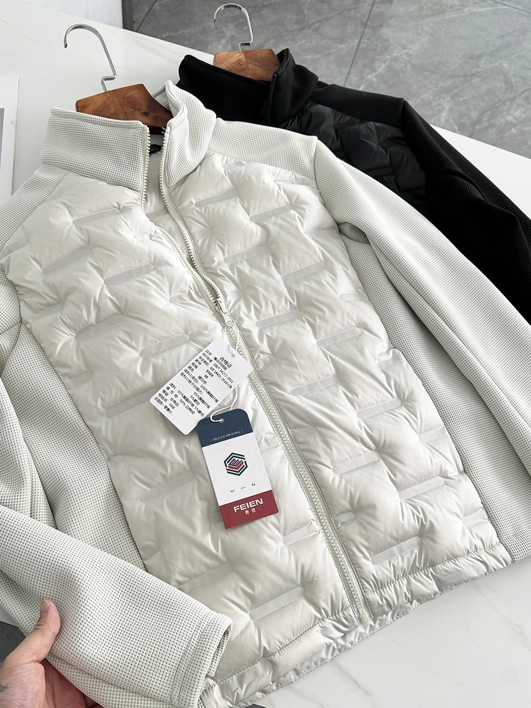 

Высококачественная легкая мужская повседневная куртка-пуховик с воротником-стойкой для активного отдыха, осенне-зимняя, модная, с наполнителем из белого пуха, для пар