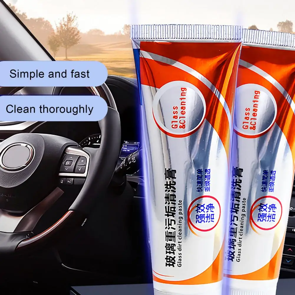 

50g Oil Film Remover Deep Cleaning Rainproof Car Glass Oil Film Removing Paste for Car Window Front Windshield Agent Tools