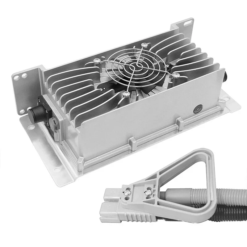 

24V 25A Floor Scrubber Pallet Jack Battery Charger with Gray SB175 Connector