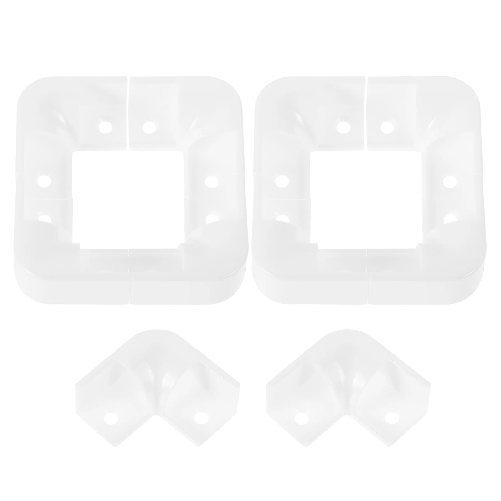 

10 Pcs Line Light Housing Kit 90-degrees Shell Channel Connector Lamp Strip Channels