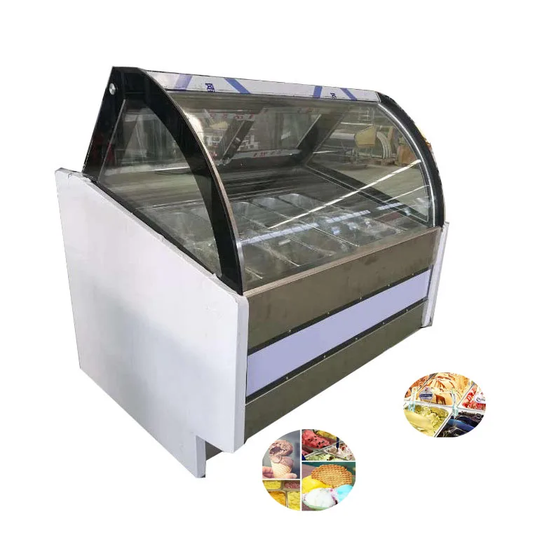 

Different Capacity Cold showcase Ice Cream Popsicle Display Popsicle Cabinet Freezer Machine Ice Cream Display Fridge