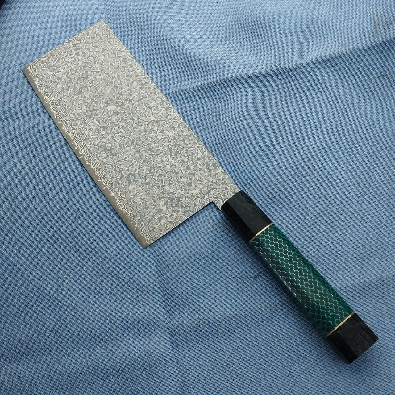 

7.5 Inch Chinese Chef Knife 67 Layers Damascus Steel Blade Sharp Cleaver Slicing Handmade Longquan Kitchen Knives Cooking Tools