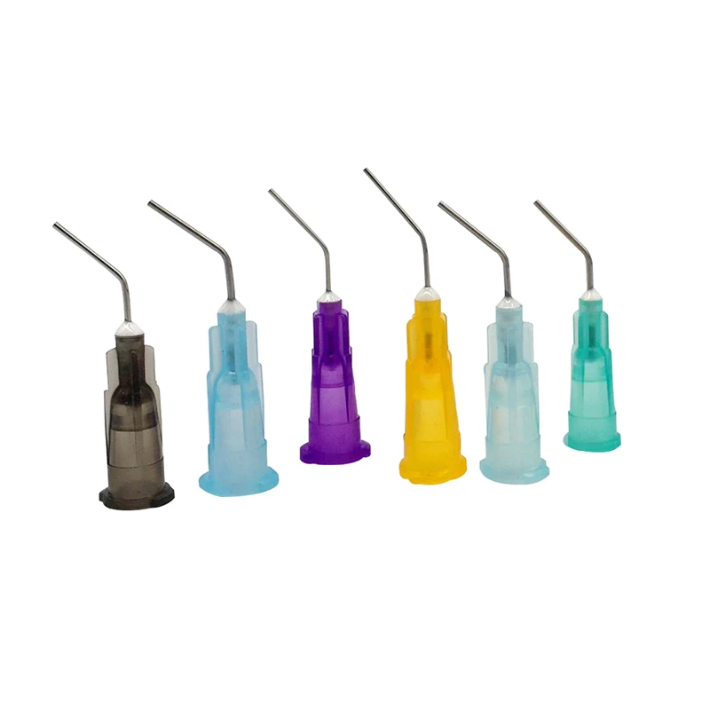 100pcs Dental Disposable Needle Bent Tips for Dentist