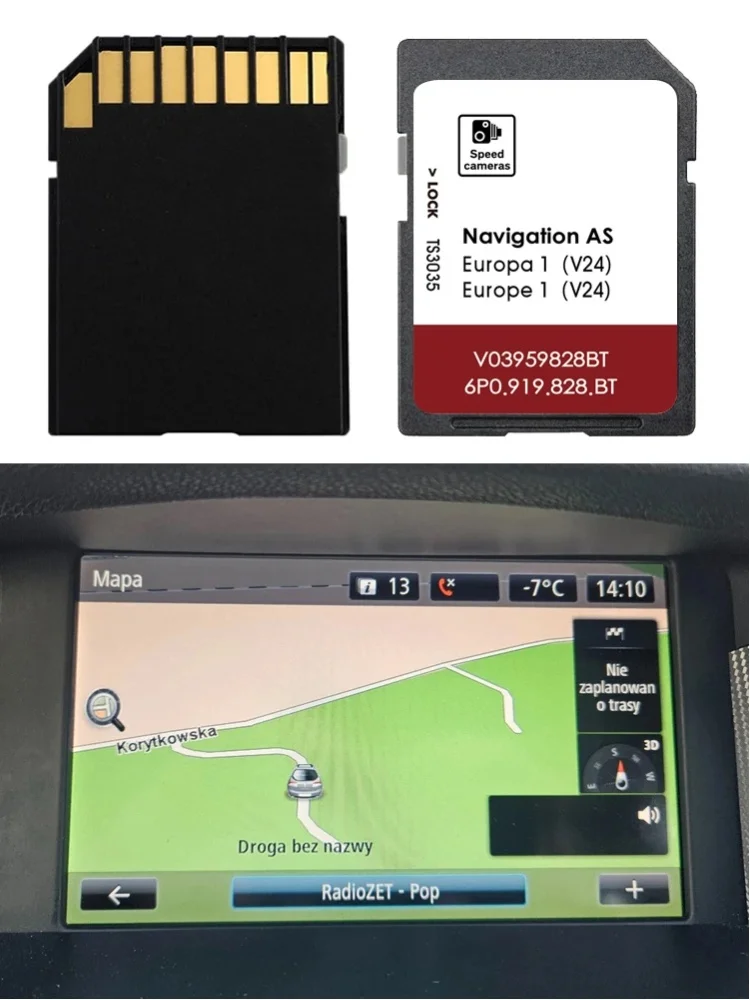 Europa UK Karte V24 für Seat Alhambra Arona Ateca Ibiza Leon Toledo Auto MIB2 AS Navi System 2026 Sat Nav Navigation GPS SD-Karte 32GB