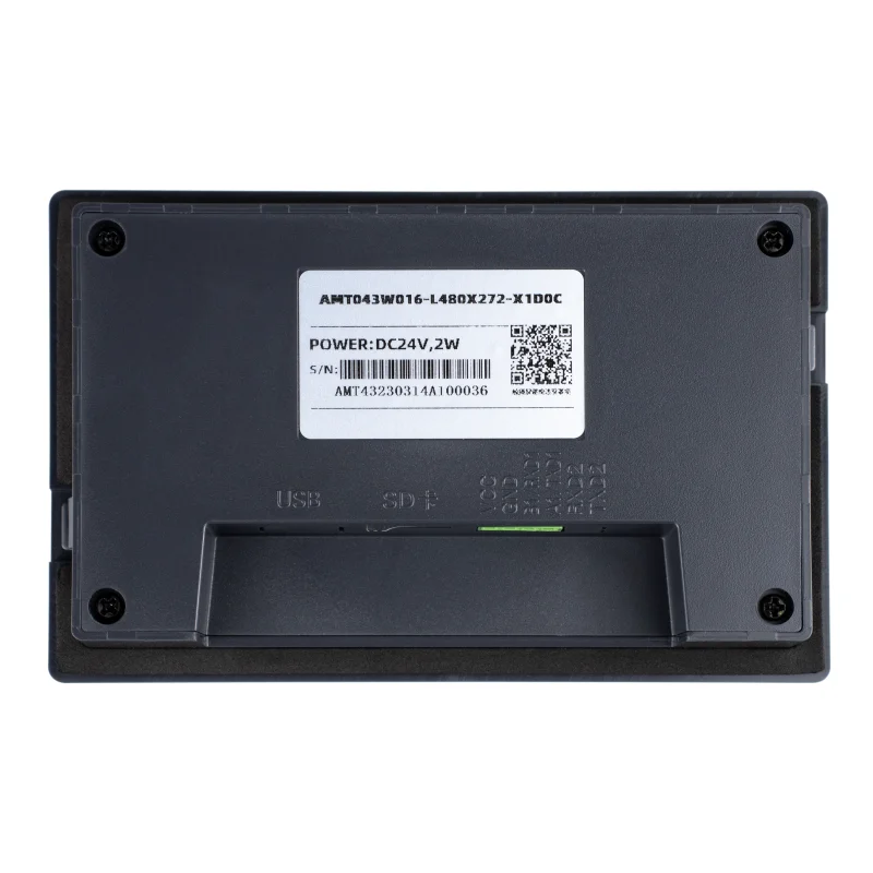 산업용 PLC 제어 ARM9 CPU 16M RS232/RS485 DC9–30V용 4.3인치 터치스크린 HMI AMT043 시리즈