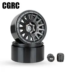 4Pcs 2.2In Metal Beadlock Wheels Rim for 1/10 RC Crawler Car Traxxas TRX4 Defender AXIAL SCX10 II D90 RC4WD D110 Tyres Diy Parts